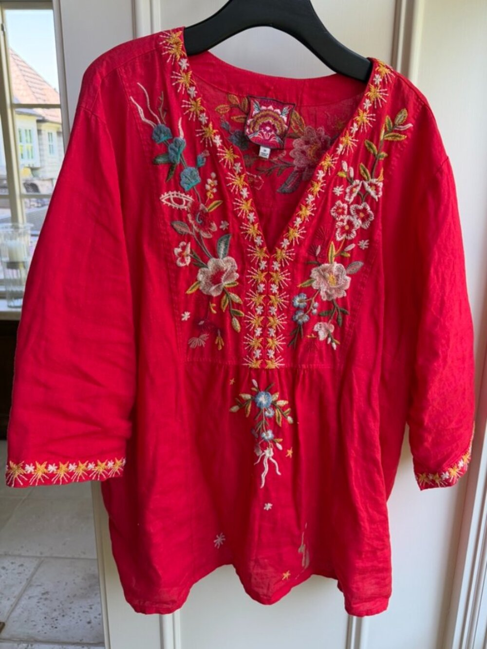 Johnny Was Embroidered Top